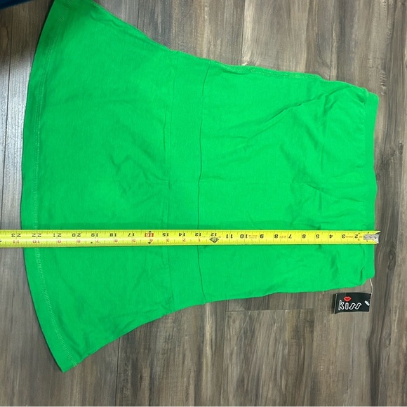 Kiss New Y2K Green 100% Cotton Mini Dress - Picture 6 of 6